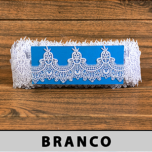 Renda Guipir Branca CH-3245 (7,5cm - 13,70m)