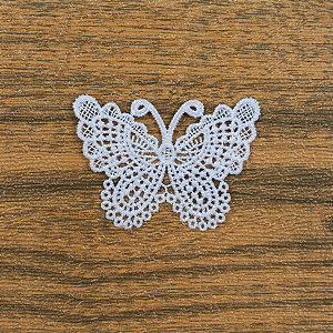 Aplicação Guipir CH-4281 (7,5cm - 5,5cm)(6 peças)
