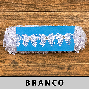 Tule Bordado Branco 3D CH-4692 (4,0cm - 18,28m)