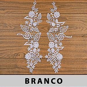 Aplicação Guipir Branca CH-4656 (13,0cm - 38,0cm)