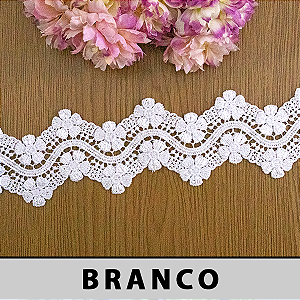 Renda Guipir Branca CH-4701 (6,0cm - 13,70m)