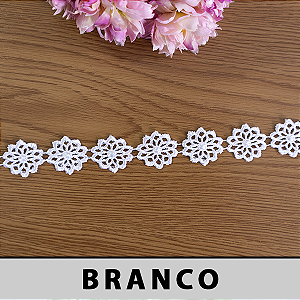 Renda Guipir Branca OR-51633 (2,5cm - 13,70m)