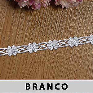 Renda Guipir Branca LA-122262 (1,5cm - 13,70m)