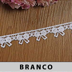 Renda Guipir Branca LA-801018 (2,0cm - 13,70m)