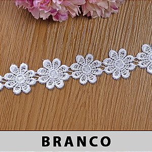 Renda Guipir Branca LA-132168 (2,5cm - 13,70m)