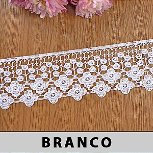 Renda Guipir Branca LA-800812 (6,0cm - 13,70m)