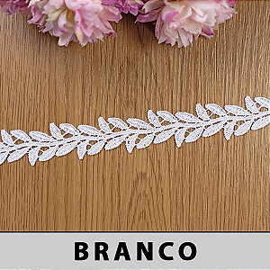 Renda Guipir Branca LA-104602 (2,0cm - 13,70m)