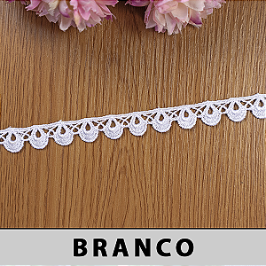 Renda Guipir Branca LA-121179(1,5cm - 13,70m)