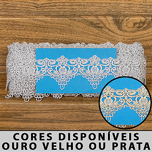 Renda Guipir com Lurex CH-4739M (5,5cm - 13,70m)