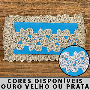 Renda Guipir com Lurex CH-4742M (7,0cm - 13,70m)