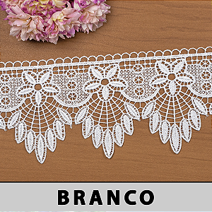 Renda Guipir Branca CH-4804 (11,5cm - 13,70m)