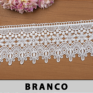 Renda Guipir Branca CH-4827 (9,0cm - 13,70m)