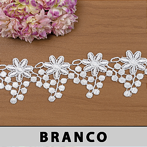 Renda Guipir Branca CH-4807 (6,5cm - 13,70m)
