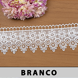 Renda Guipir Branca CH-4811 (7,0cm - 13,70m)