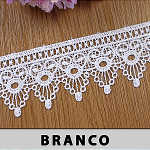 Renda Guipir Branca CH-4828 (5,5cm - 13,70m)
