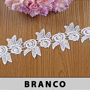 Renda Guipir Branca CH-4813 (4,0cm - 13,70m)