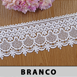 Renda Guipir Branca CH-4838 (7,0cm - 13,70m)
