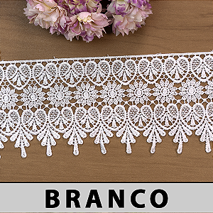 Renda Guipir Branca MH-1692 (10,0cm - 13,70m)