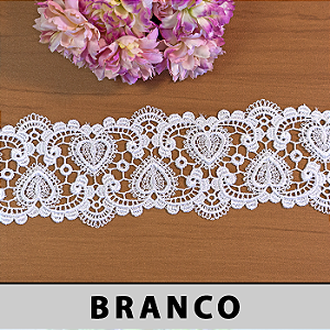 Renda Guipir Branca CH-4410 (8,0cm - 13,70m)