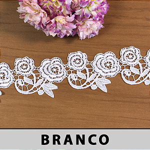 Renda Guipir Branca CH-4868 (6,5cm - 13,70m)