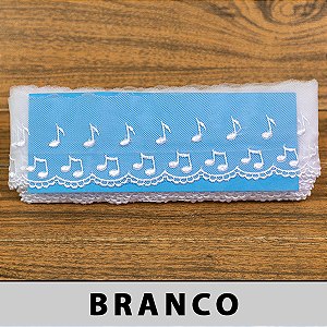 Tule Bordado Branco CH-4137 (7,0cm - 13,70m)