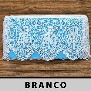 Renda Guipir Litúrgica Branca CH-4873 (14,5cm - 13,25m)