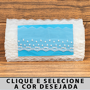 Tule Bordado CH-3156/C (8,0cm - 13,70m)