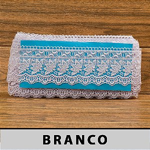 Renda Guipir Branca LA-321564 (8,0cm - 13,70m)