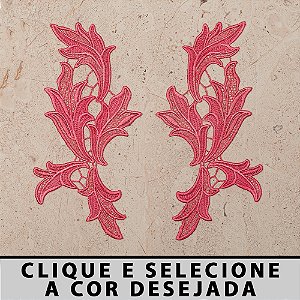 3 Pares Aplicação Guipir Colorida MH-1531/C (10,5cm - 24,0cm)