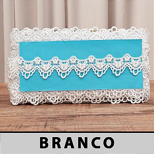 Renda Guipir Branca CH-8022 (3,5cm - 13,70m)