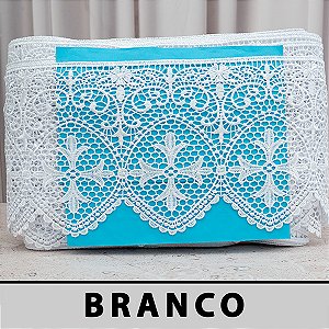 Renda Guipir Litúrgica Branca CH-4908 (15,0cm - 13,70m)