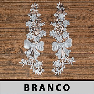 6 Pares da Aplicação Guipir CH-4586 (11,5cm - 33,0cm)