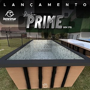 Piscina Modelo Prime | Com revestimento cerâmico | Henrimar