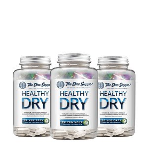KIT COM 3 Healthy Dry® 90 Vegan Caps - Diurético Natural