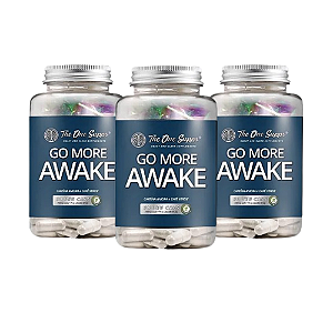 Kit 3 Go More Awake® 90 Veg Caps (Café Verde + Cafeína Anidra) - The One Supps
