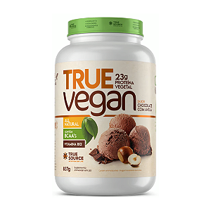 Proteína Vegana True Vegan Chocolate com Avelã 837g - True Source