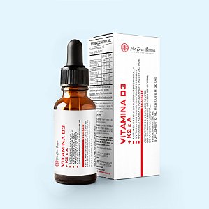 Vitamina D3 2000ui + Vitamina A 600mcg + Vitamina K2 120mcg - 30ml - Sabor Tangerina - The One Supps Imunidade