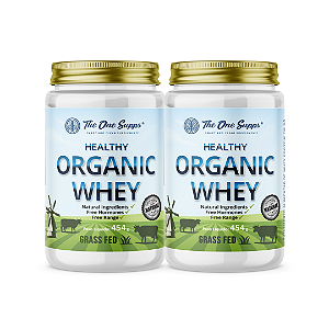 Kit 2 Healthy Organic Whey® 454g sem sabor - The One Supps