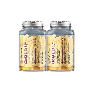 Kit 2 Coenzima Q10 + Vitamina E Kosher 60 Veg Caps - 20% de desconto
