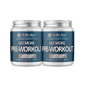 Kit 2 Go More Unbroken® 360g  Pré Treino - 25% de desconto