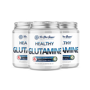 Kit 3 Healthy Glutamine 300g (100% Pure Ajinomoto®) - The One Supps