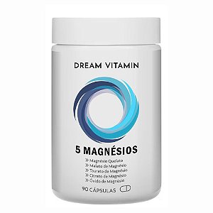 5 Magnésios 60 caps - Dream Vitamin