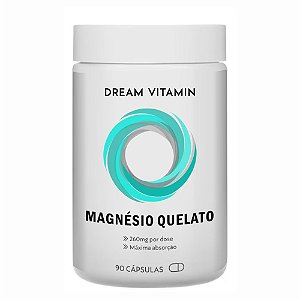 Magnésio Quelato 90 caps - Dream Vitamin