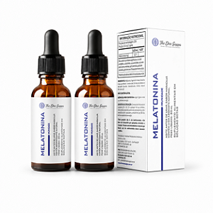 KIT Imunidade Melatonina em gotas sabor Maracujá 2 unids - 30 ml