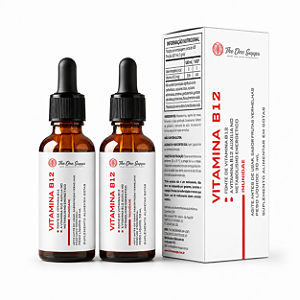 KIT Imunidade Vitamina B12 em gotas sabor Frutas Vermelhas com 2 unids - 30 ml cada