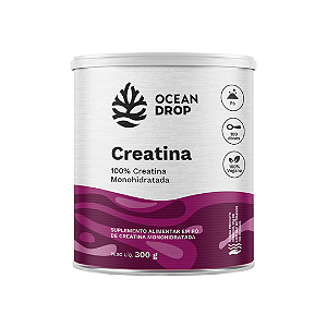 Creatina 300g Ocean Drop 100% Monohidratada