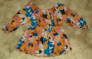 Blusa Fem. Ad. Bata Viscose Leo.