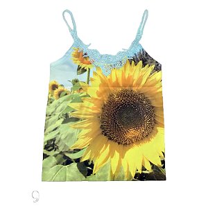 Blusa Feminina Adulto Estampada Guipir TC7790 - TAM.: ÚNICO