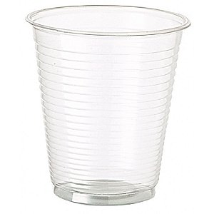 Copo Descartável 180ml c/100 Transparente PS