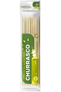 Espeto de Bambu 30cm c/ 50 unid